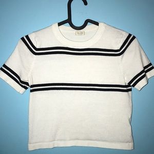 Striped brandy Melville crop top